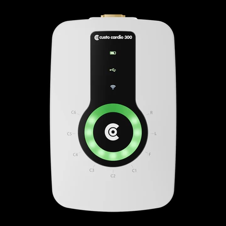 Boîtier ECG custo cardio 300 vu de face