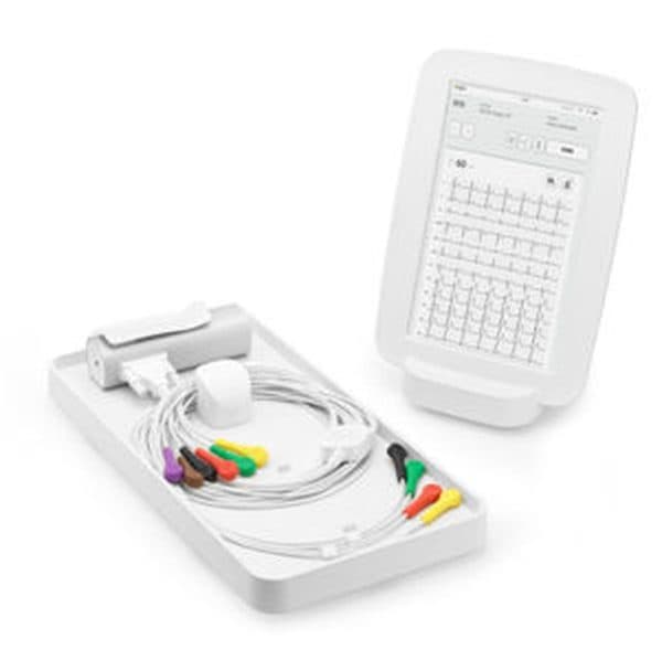 Électrocardiographe MESI mTABLET ECG avec tablette, câble patient et électrodes