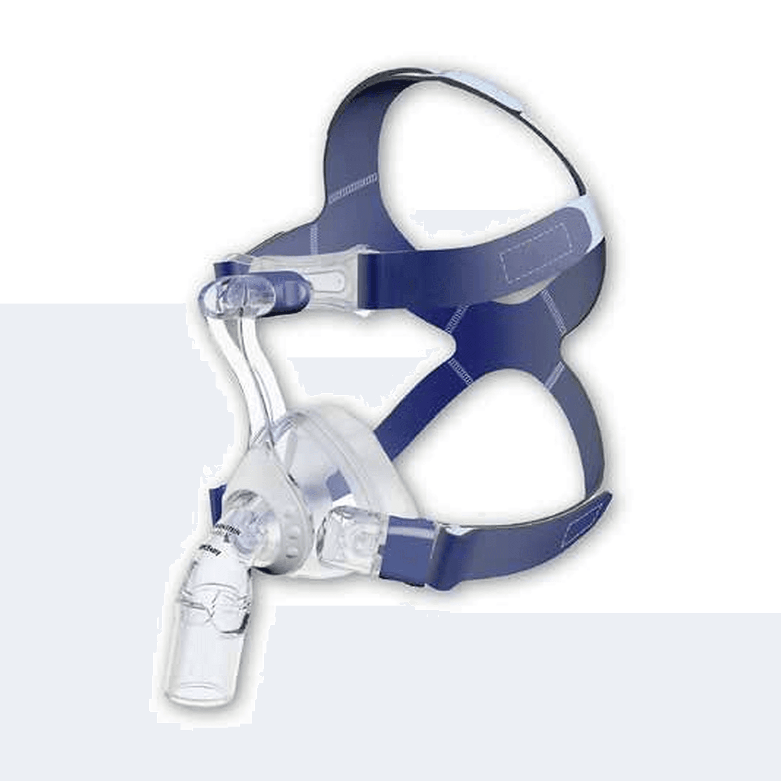 Masque CPAP nasal JOYCEeasy : vue principale du dispositif et de ses principaux composants visibles