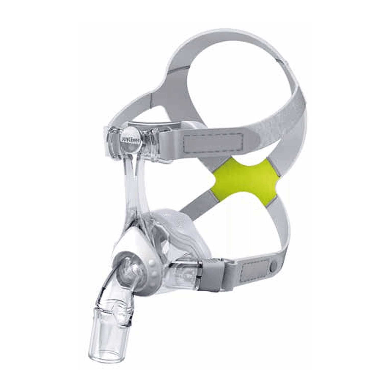 Masque CPAP nasal JOYCEone : vue principale du dispositif et de ses principaux composants visibles