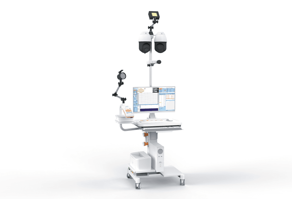 Système EEG TruScan : station complète du système de neurodiagnostic avec poste informatique et modules d’acquisition