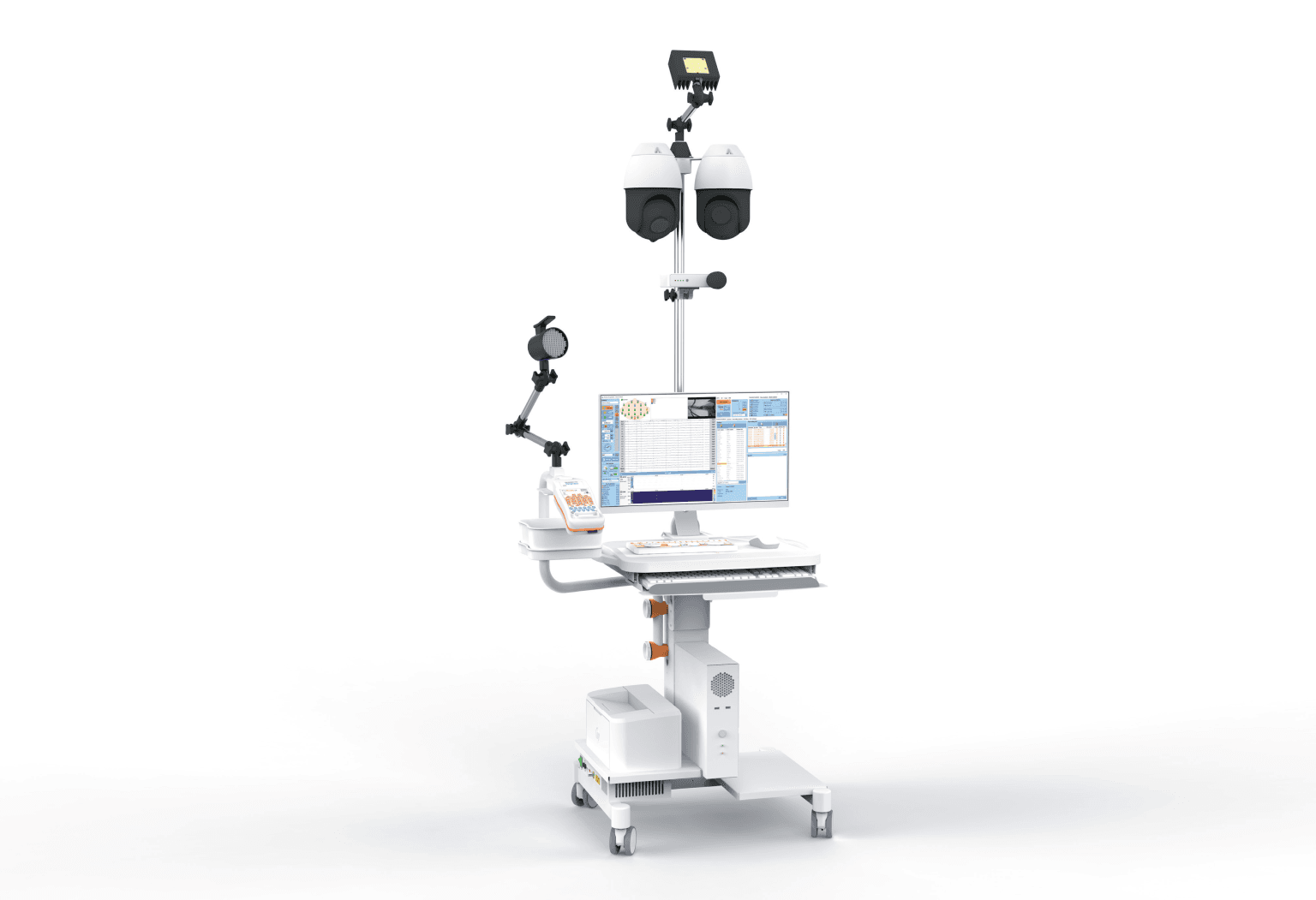 Système EEG TruScan : station complète du système de neurodiagnostic avec poste informatique et modules d’acquisition