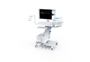 Système EMG TruTrace : station complète du système de neurodiagnostic avec poste informatique et modules d’acquisition