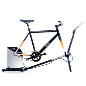 Cycloergomètre Cyclus 2 Sprint Concentric : console de contrôle de l’ergomètre avec son système de résistance et ses réglages