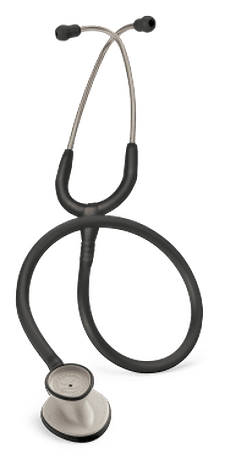 Stéthoscope Littmann Lightweight II S.E. : vue de face avec tubulure et finition de pavillon correspondant à cette variante
