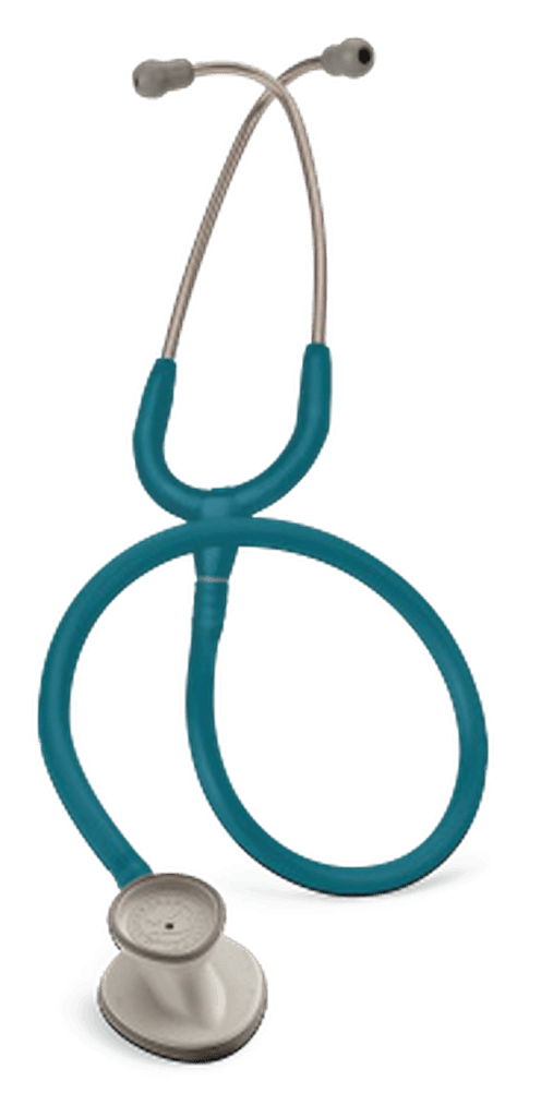 Stéthoscope Littmann Lightweight II S.E. : vue de face avec tubulure et finition de pavillon correspondant à cette variante