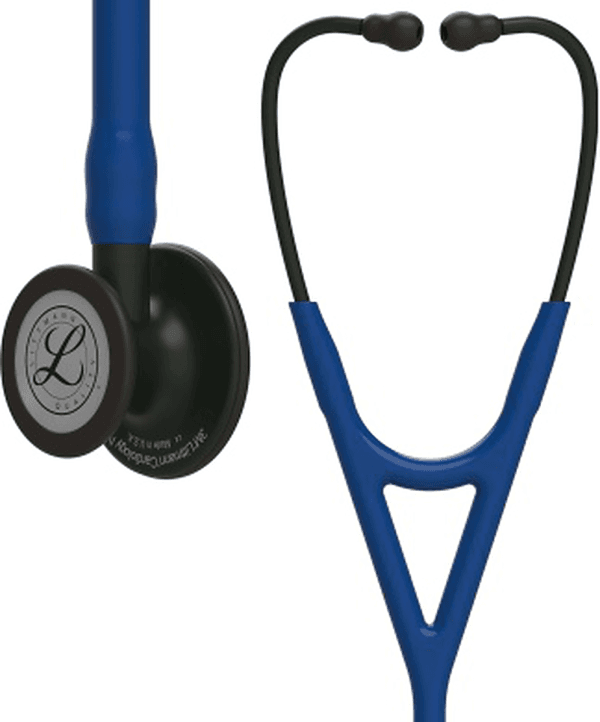 Stéthoscope Littmann Cardiology IV : vue de face avec tubulure et finition de pavillon correspondant à cette variante