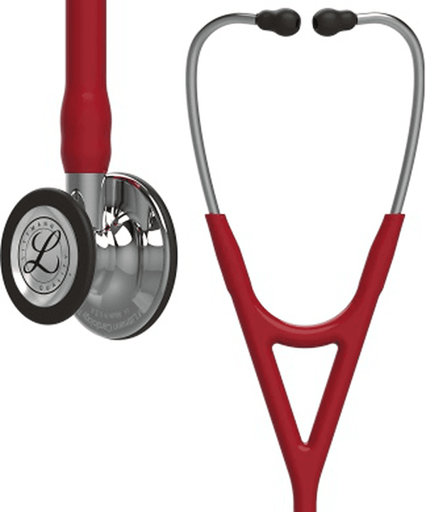 Stéthoscope Littmann Cardiology IV : vue de face avec tubulure et finition de pavillon correspondant à cette variante