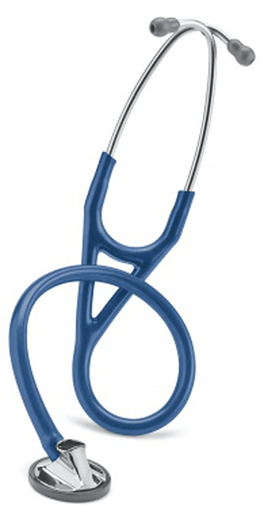 Stéthoscope Littmann Master Cardiology : vue de face avec tubulure et finition de pavillon correspondant à cette variante