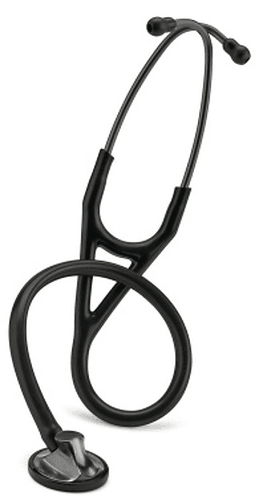 Stéthoscope Littmann Master Cardiology : vue de face avec tubulure et finition de pavillon correspondant à cette variante