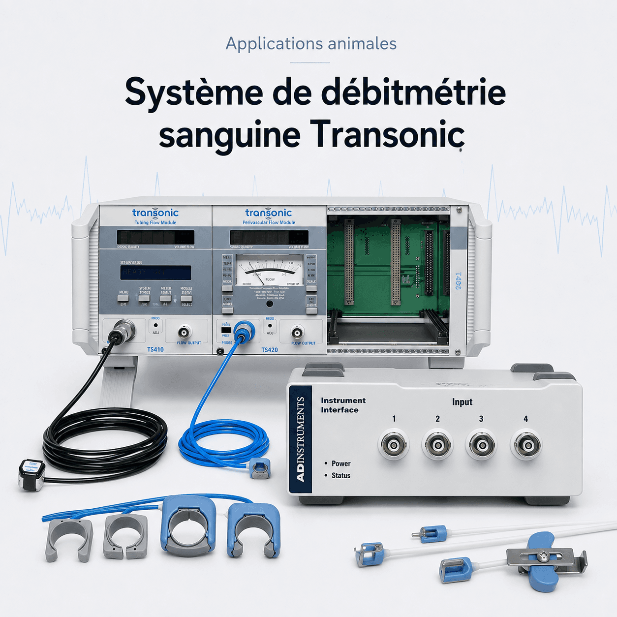Système de débitmétrie sanguine Transonic