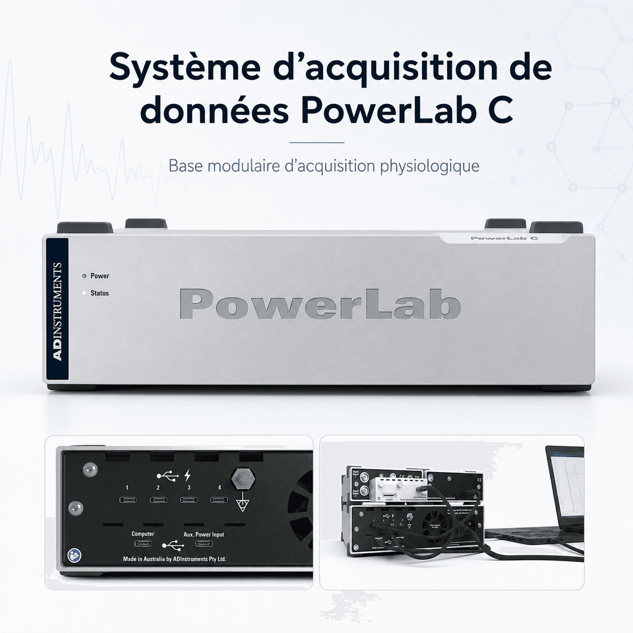 Système d'acquisition de données PowerLab C