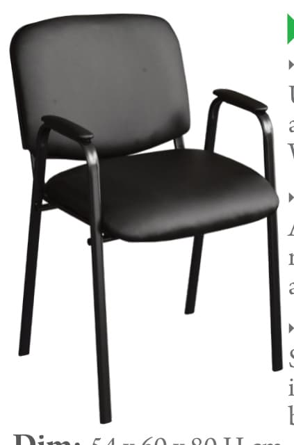 Chaise visiteur Fazzini 1140