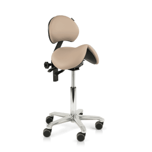 Tabouret selle médical Score Jumper avec soutien lombaire sans coutures, vue officielle 1