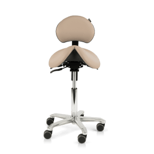 Tabouret selle médical Score Jumper avec soutien lombaire sans coutures, vue officielle 3