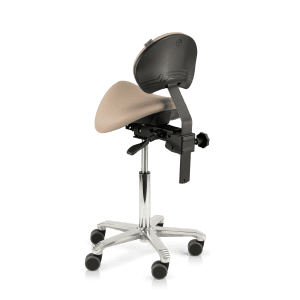 Tabouret selle médical Score Jumper avec soutien lombaire sans coutures, vue officielle 4