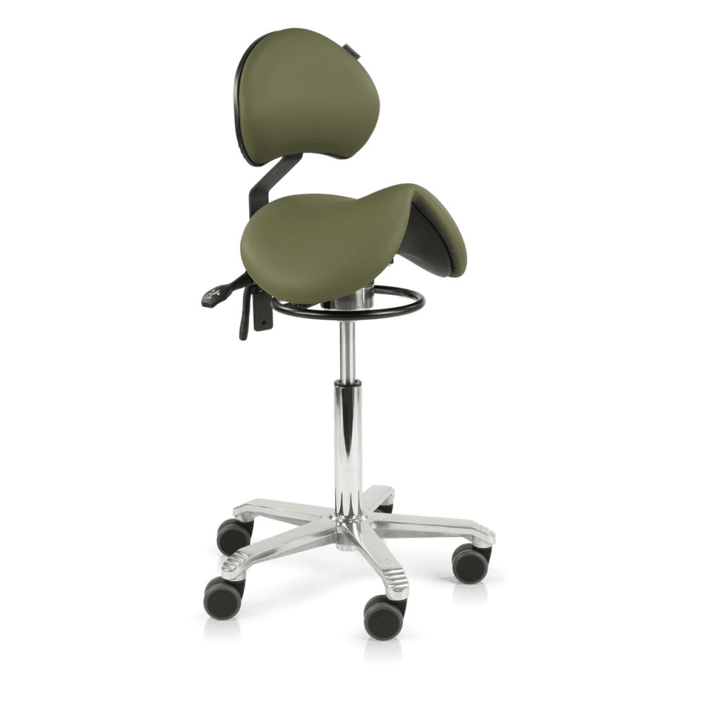 Tabouret selle médical Score Jumper Balance avec soutien lombaire sans coutures, vue officielle 1