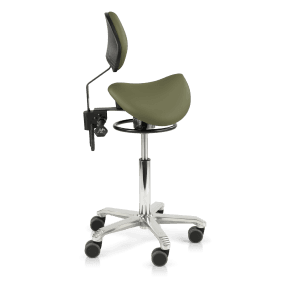 Tabouret selle médical Score Jumper Balance avec soutien lombaire sans coutures, vue officielle 2