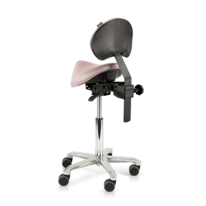Tabouret selle médical Score Amazone avec soutien lombaire sans coutures, vue officielle 4