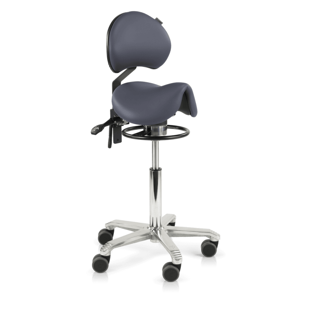 Tabouret selle médical Score Amazone Balance avec soutien lombaire sans coutures, vue officielle 1