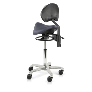 Tabouret selle médical Score Amazone Balance avec soutien lombaire sans coutures, vue officielle 4