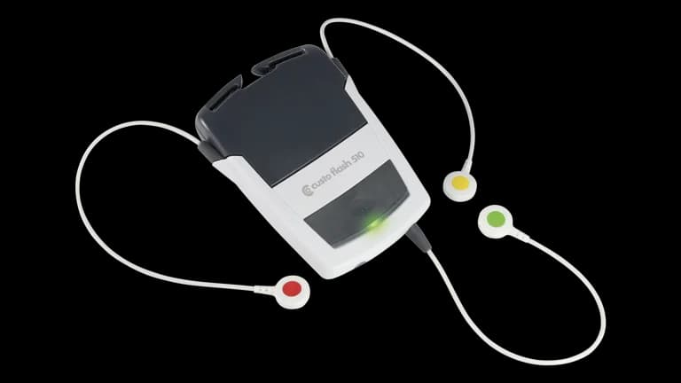 Enregistreur ECG Holter custo flash 510 avec câble patient