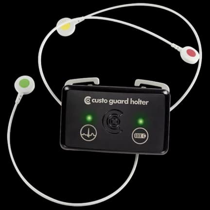 custo guard holter avec câble à trois électrodes