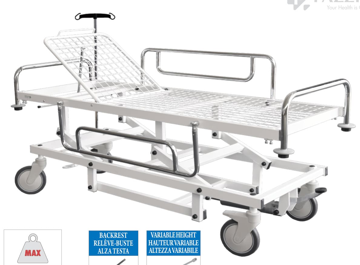 Chariot brancard de transport de patient Fazzini C120020