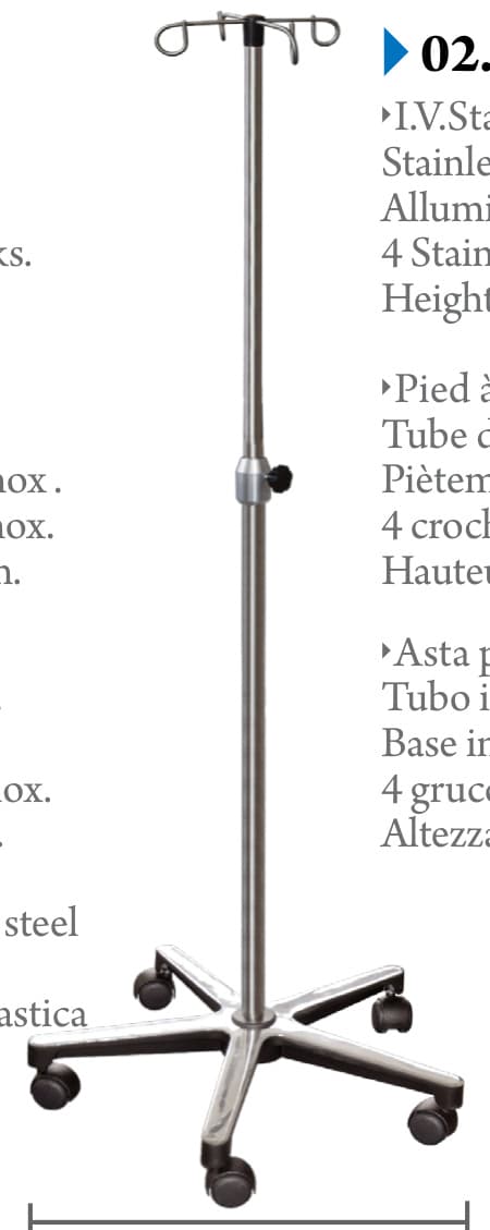 Pied à perfusion Fazzini 02.694.80