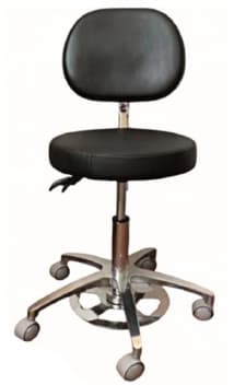 Tabouret à roulettes avec dossier Fazzini RPS 05